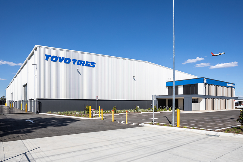 Toyo Tires, Casino Industrial Estate, Welshpool, Perth, Western Australia, Design & Construct Project, Capstone Construction, Warehouse, Office, Loading Dock, Carpark, External Hardstands, Storage, Facility, Project Page