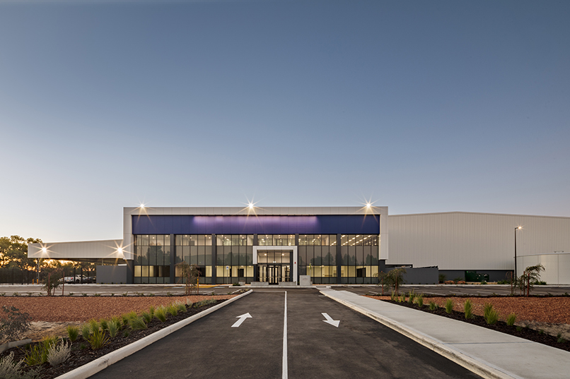 Officeworks Distribution Centre, 1 Tarlton Crescent, Perth Airport, Western Australia, Design & Construct Project, Capstone Construction, Warehouse, Office Loading Dock, Carpark Development, Projects Page