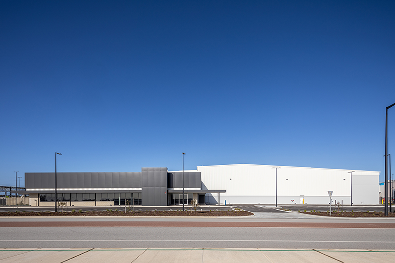 Marley Spoon Refrigeration Warehouse Facility, 517A Centurion Place, Jandakot, Perth, Western Australia, Design & Construct Project, Capstone Construction, Warehouse, Office, Loading Dock, Carpark Ecologically Sustainable Development, 4-star NABERS rating, Project Page