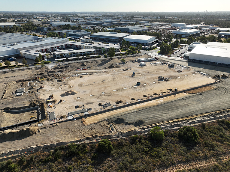 border express australia, industrial, warehouse, 17 tarlton crescent perth airport western australia, d&c contract, logistics, project